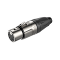 Roxtone RX5F-NT Conector XLR hembra 5 polos silver-niquelado