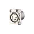 Roxtone RX5FDWP-NG Conector XLR de chasis 5 polos IP66 silver-niquelado
