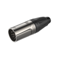 Roxtone RX5M-NT Conector XLR macho 5 polos silver-niquelado