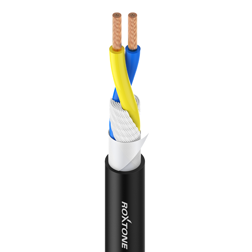 Roxtone SC020G Cable para parlante HiFi 16 AWG rojo-negro rollo 100 m