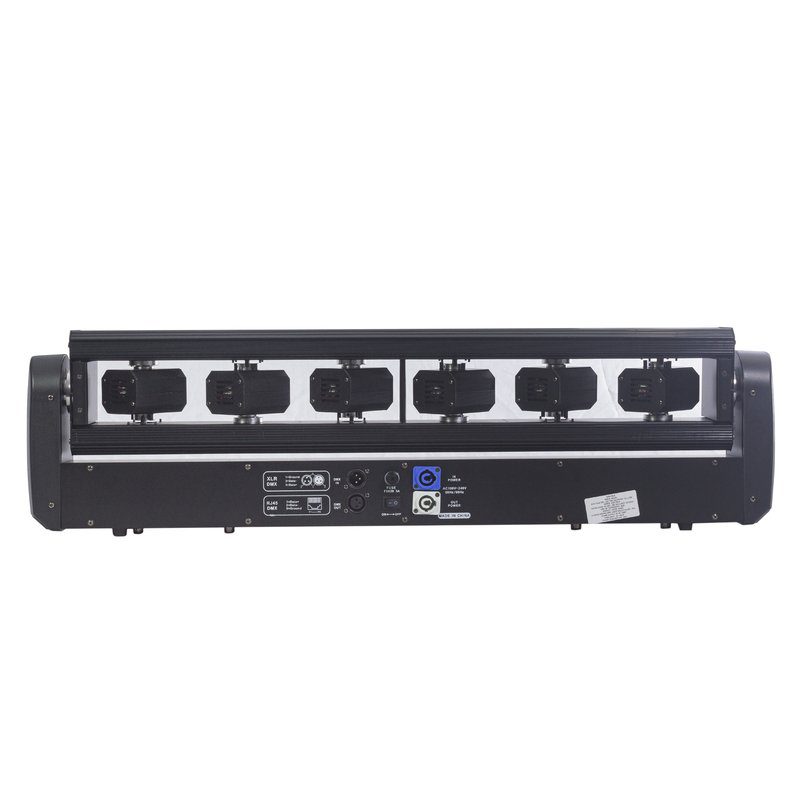 Nightsun SD504 Laser rojo 500 mW 6 canones DMX512