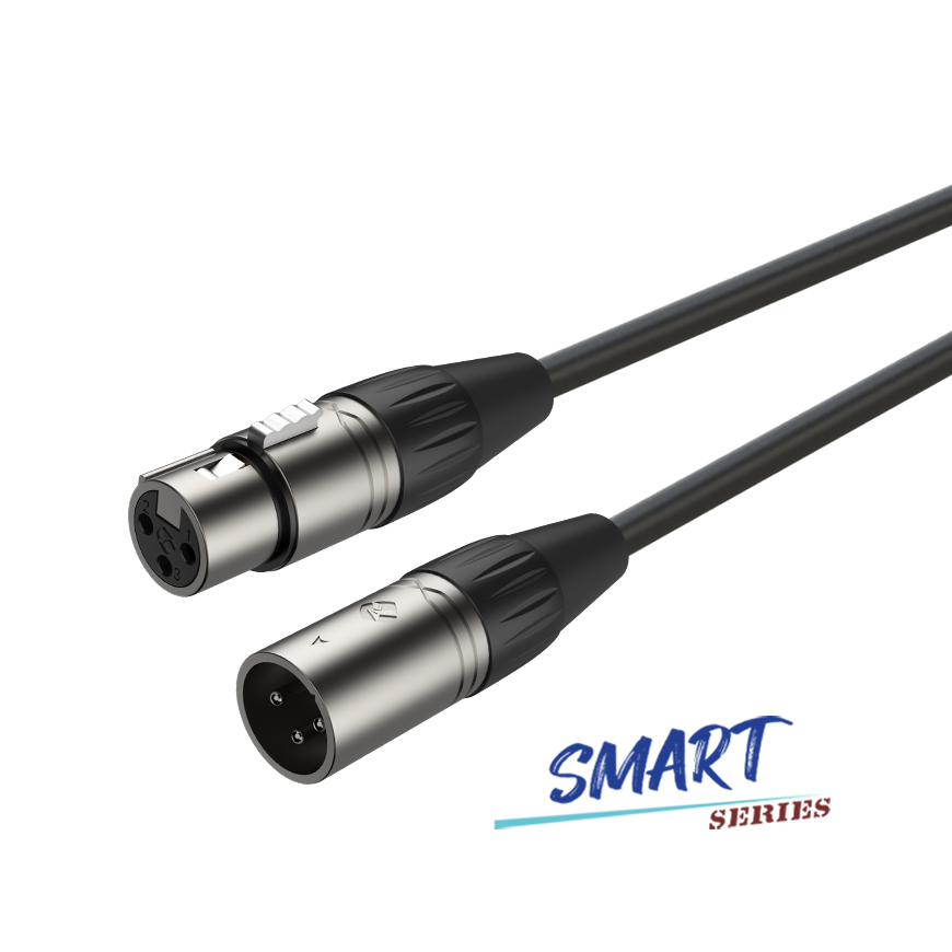 Roxtone SDXX100L1.5 Cable DMX XLR 3 pines 110-120 Ohm 1.5 m