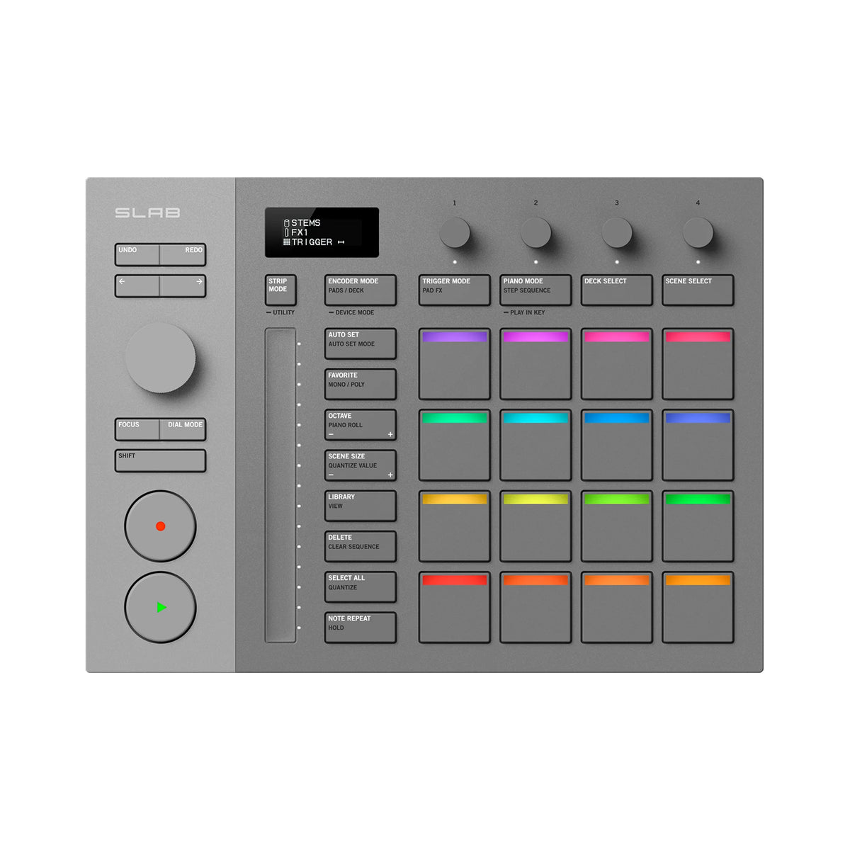 AlphaTheta SLAB Controlador MIDI de pads para Serato Studio
