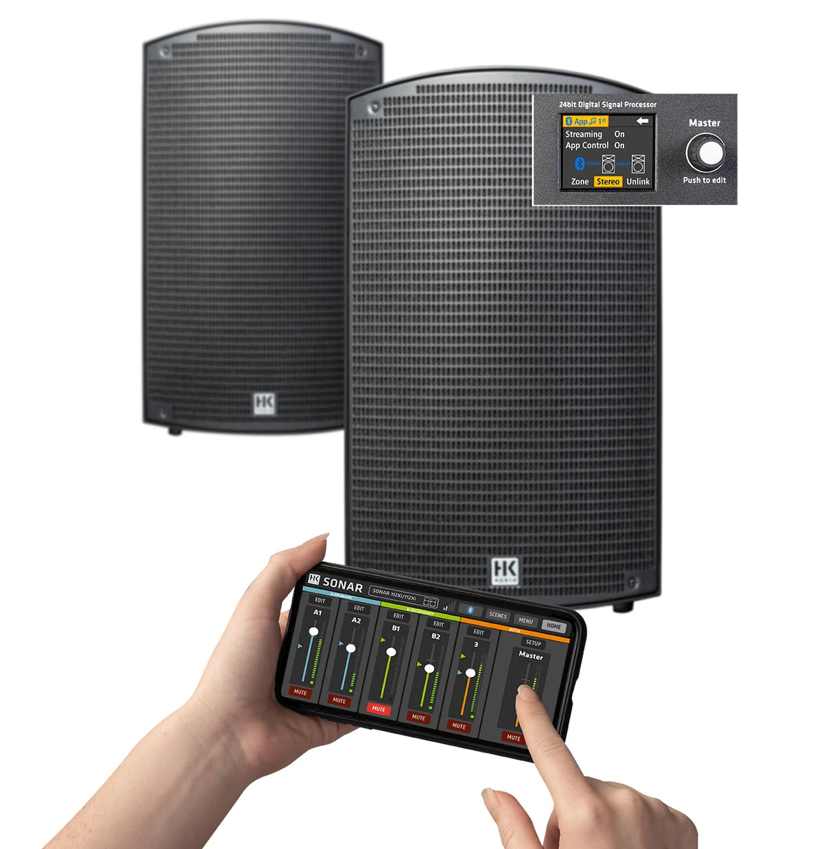 HK Audio SONAR 115 Xi Altavoz activo 2 vías 15" Bluetooth