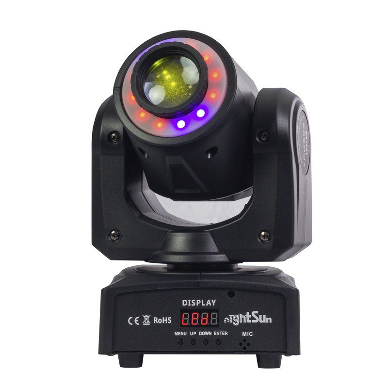 Nightsun SPB418 Cabeza móvil mini foco con tira LED