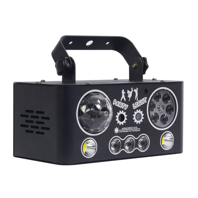 Nightsun SPG610A Luz LED multiefectos 5 en 1 14 canales