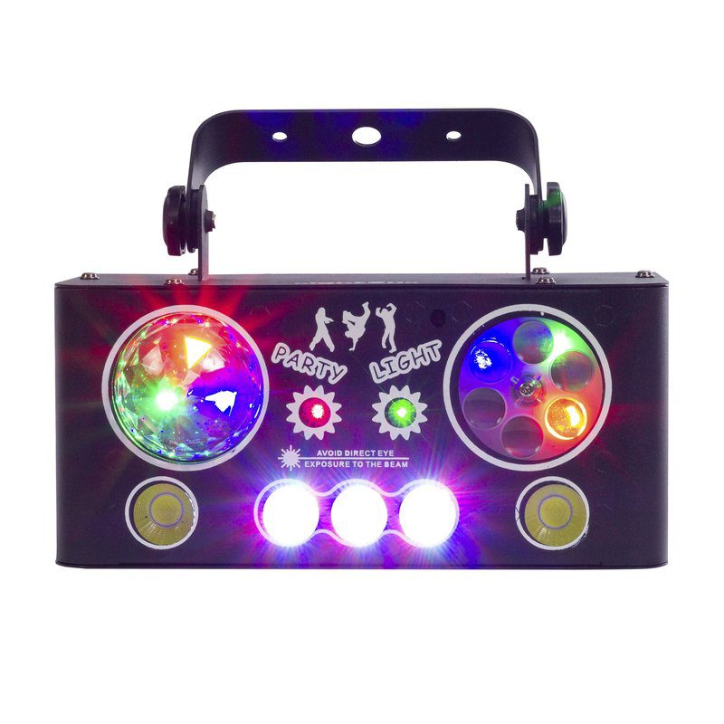 Nightsun SPG610A Luz LED multiefectos 5 en 1 14 canales