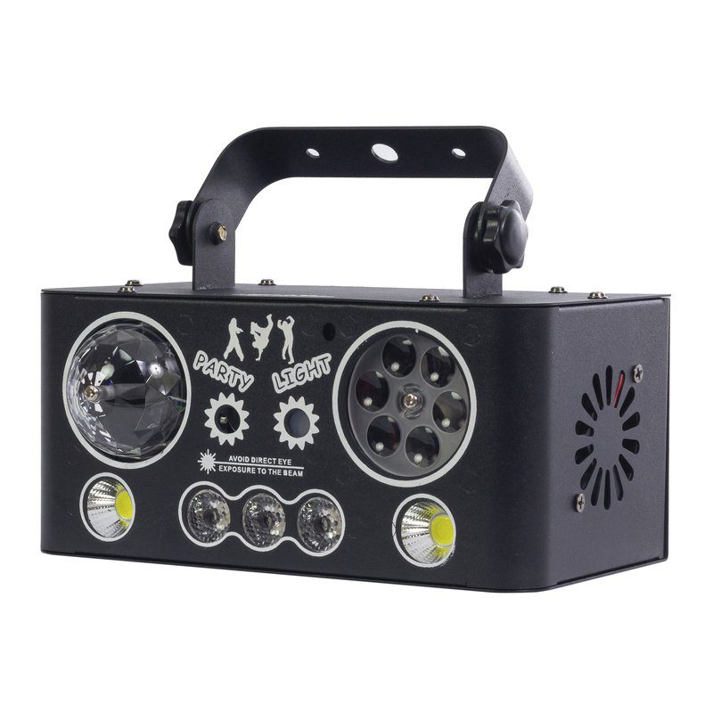 Nightsun SPG610A Luz LED multiefectos 5 en 1 14 canales