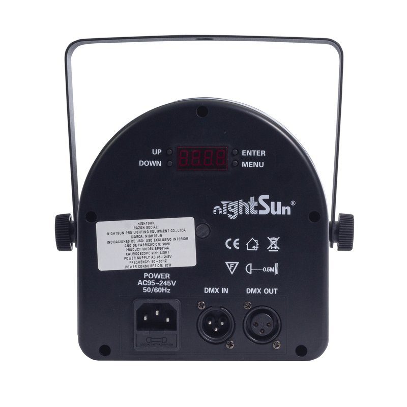 Nightsun SPG614A Luz LED bola magica y laser 2 en 1