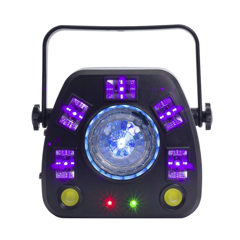 Nightsun SPG608A Luz LED multiefectos 4 en 1 14 canales