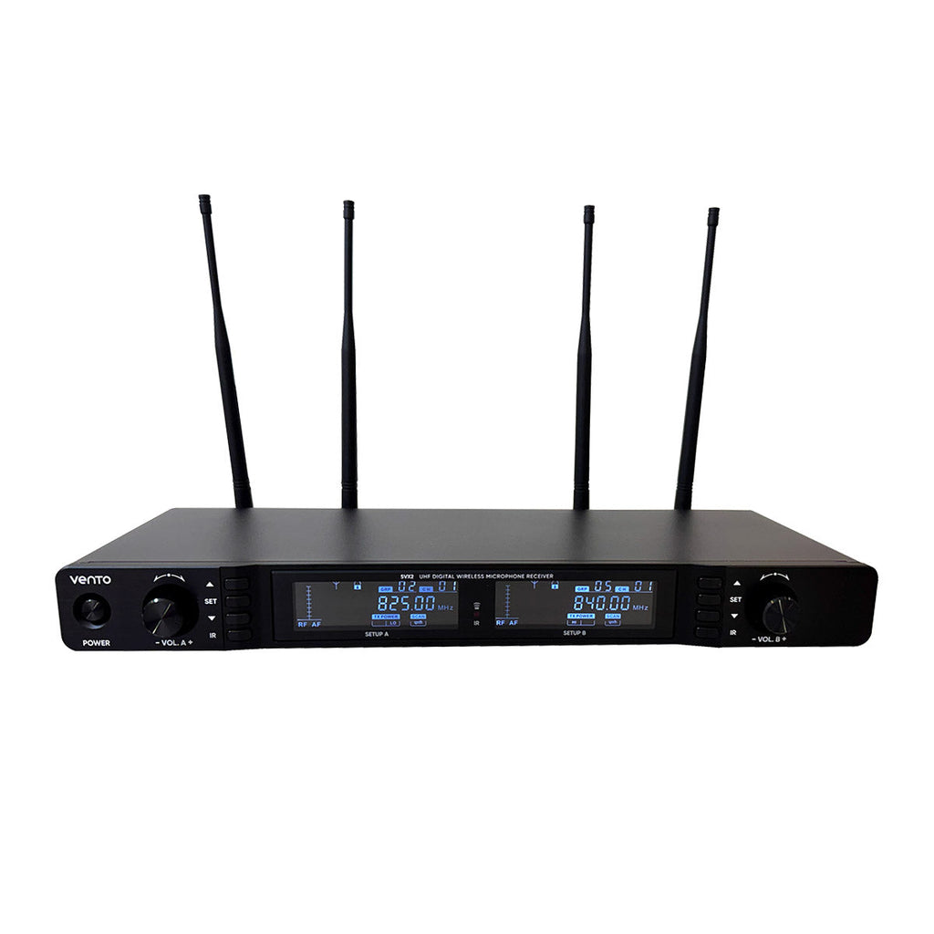 Vento SVX2 Sistema de micrófono inalámbrico dual UHF True Diversity