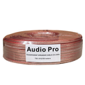 AudioPro TSC-2X12 Cable transparente para parlante rollo 100 m