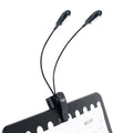Superfix XLL103B Luz doble de clip para partitura cuello de ganso