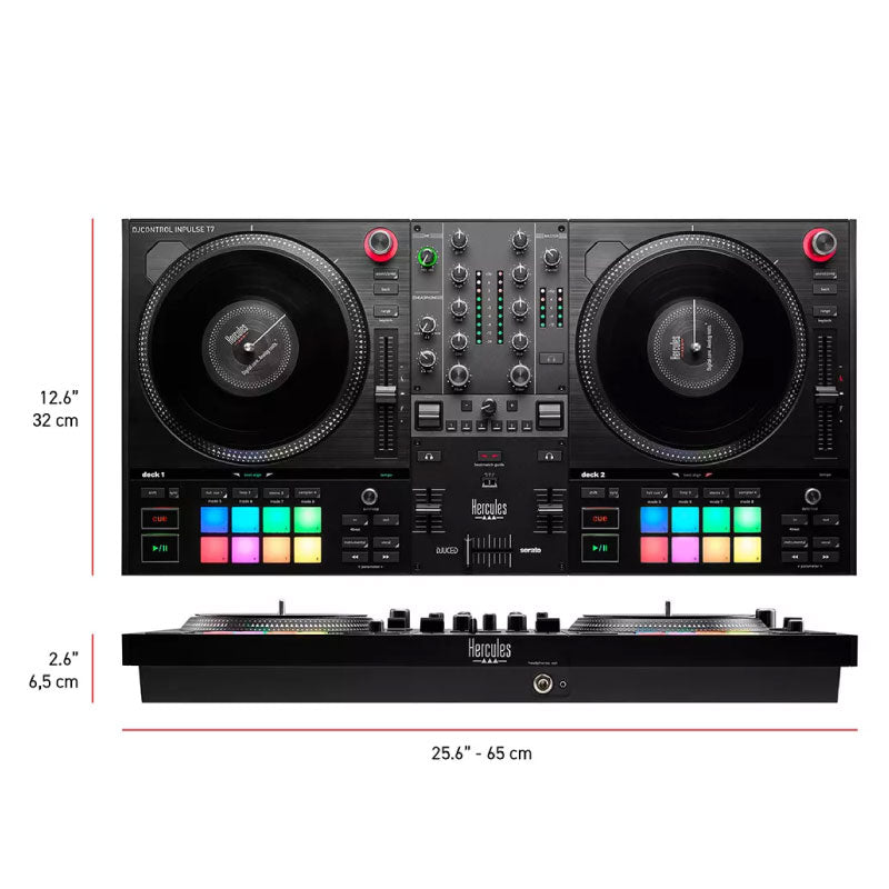 Hercules DJControl Inpulse T7 Controladora DJ platos motorizados 7 pulgadas