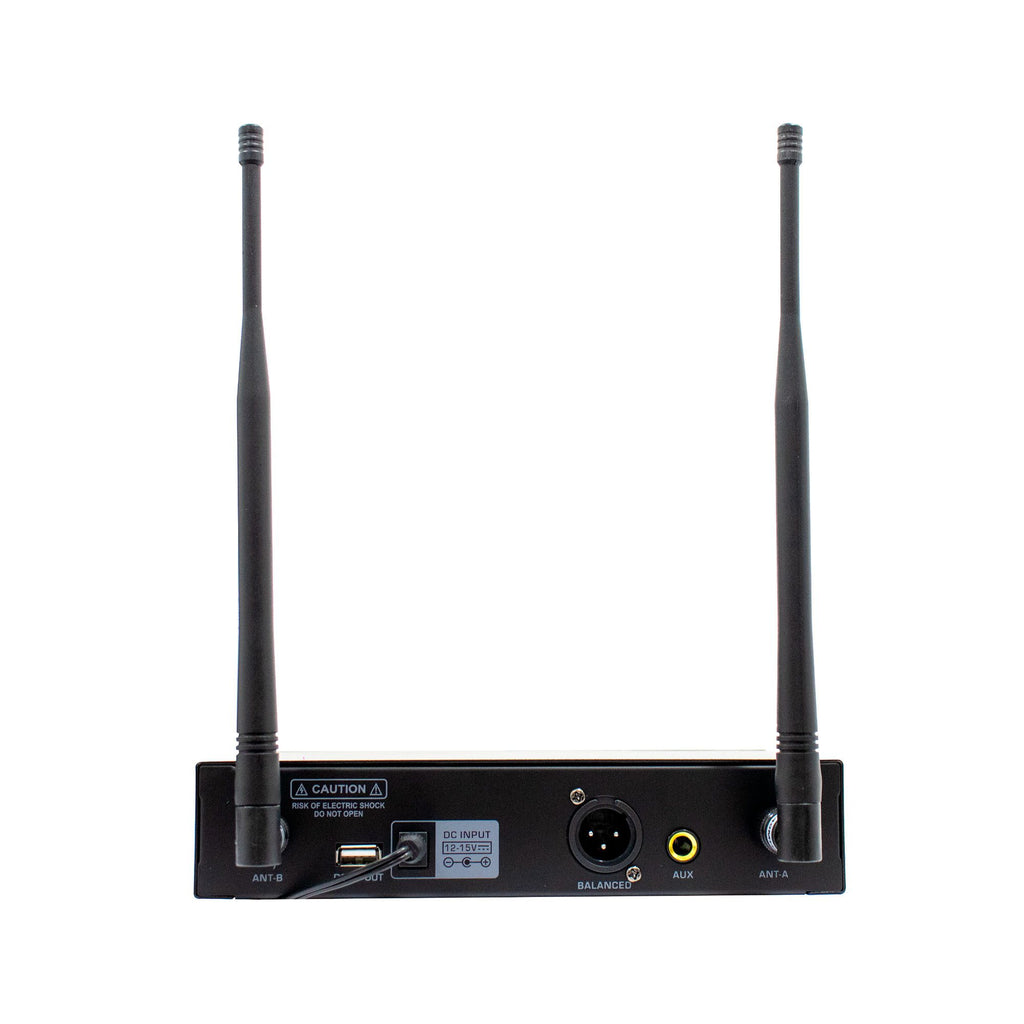 Pro DJ UHV-1711M Micrófono inalámbrico de mano USB-C
