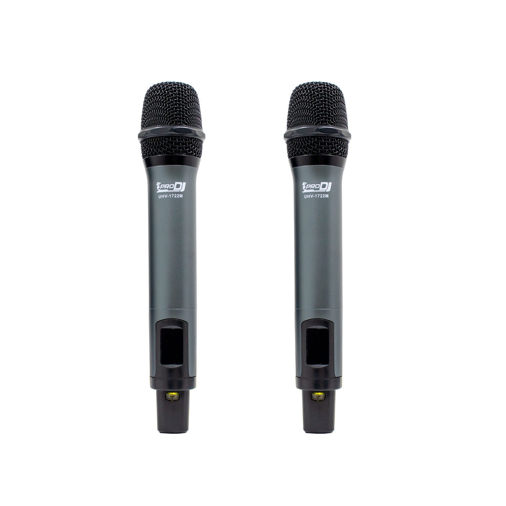 Pro DJ UHV-1722M Micrófono inalámbrico doble USB-C
