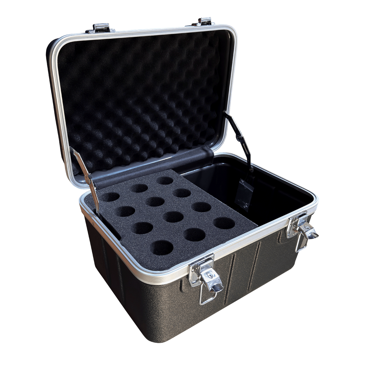 Vento V-MIC12 Rack case en ABS para 12 micrófonos