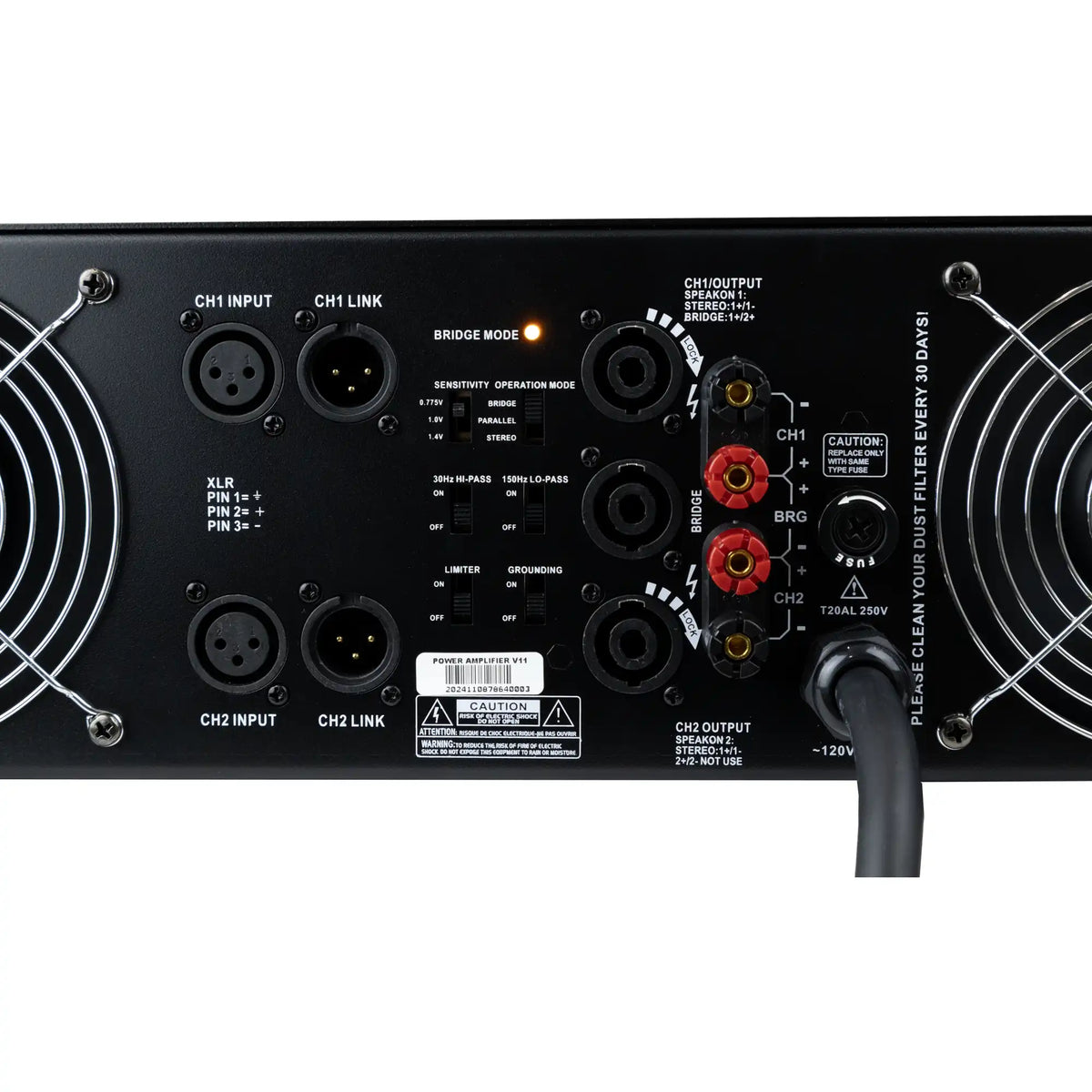Pro DJ V11 Amplificador de potencia clase H 4000 W