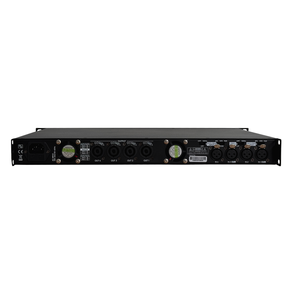 Vento V3004X Amplificador cuadrafónico Clase D profesional
