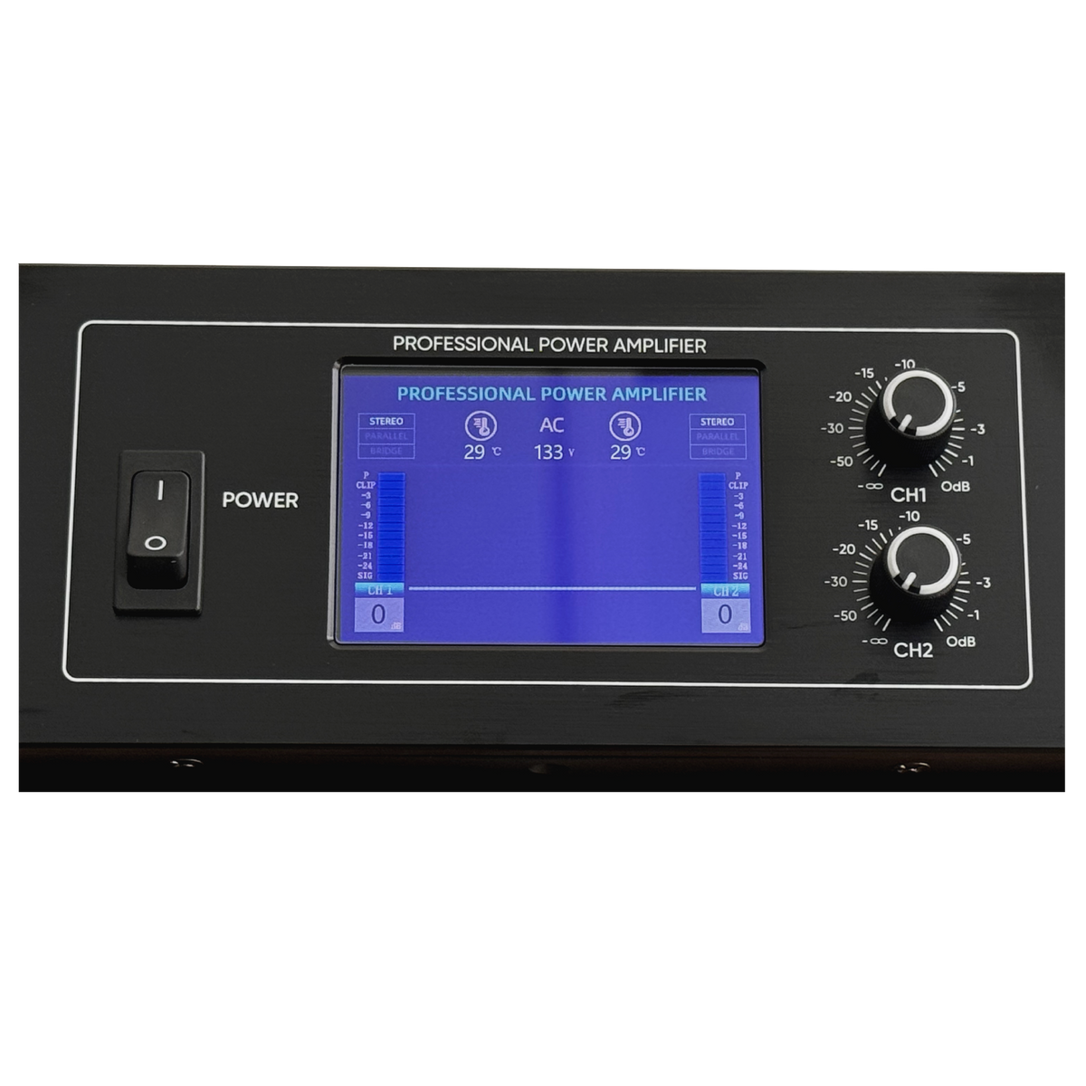 Vento V4002X Amplificador estéreo clase H con crossover 850 W
