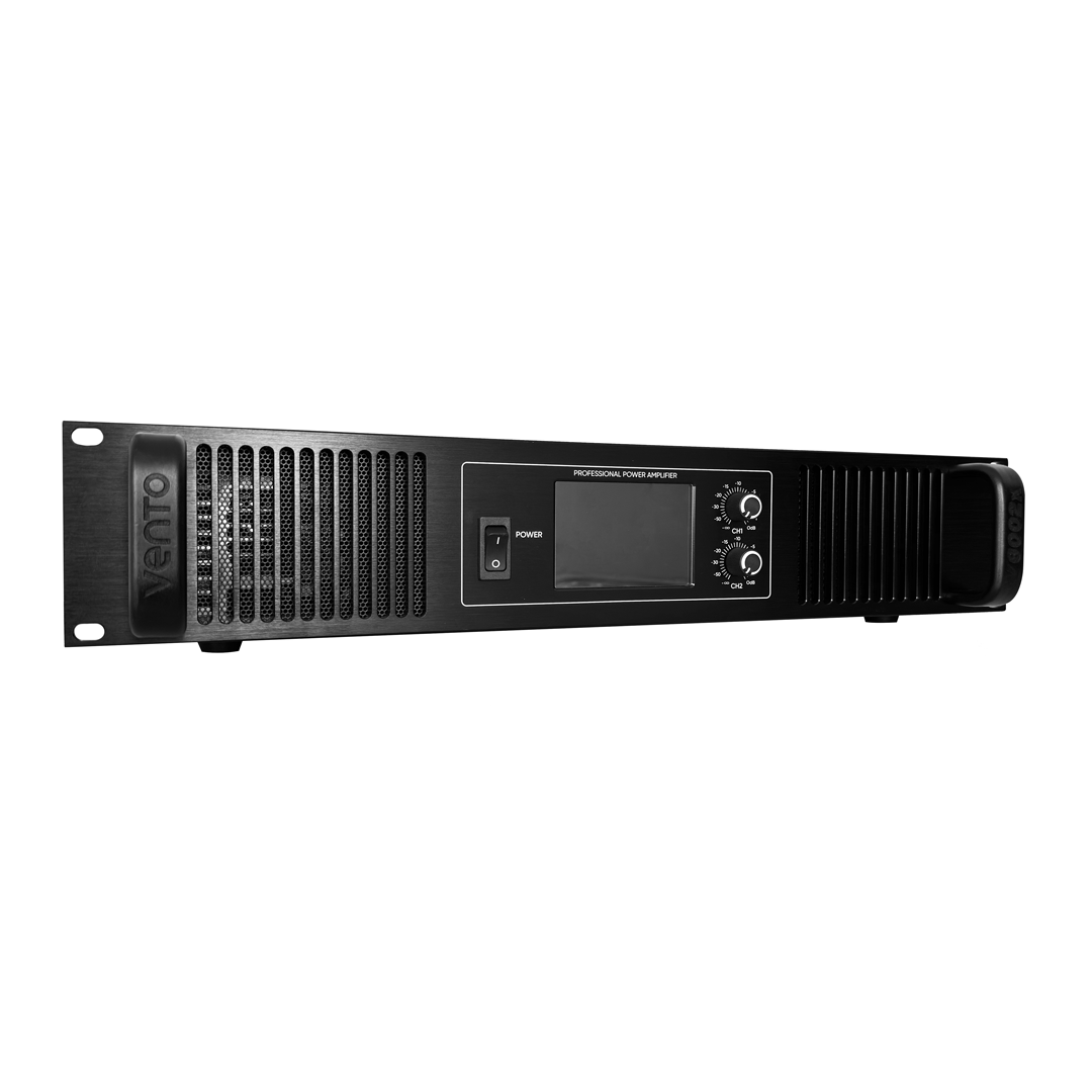 Vento V6002X Amplificador estéreo clase H con crossover 1200 W