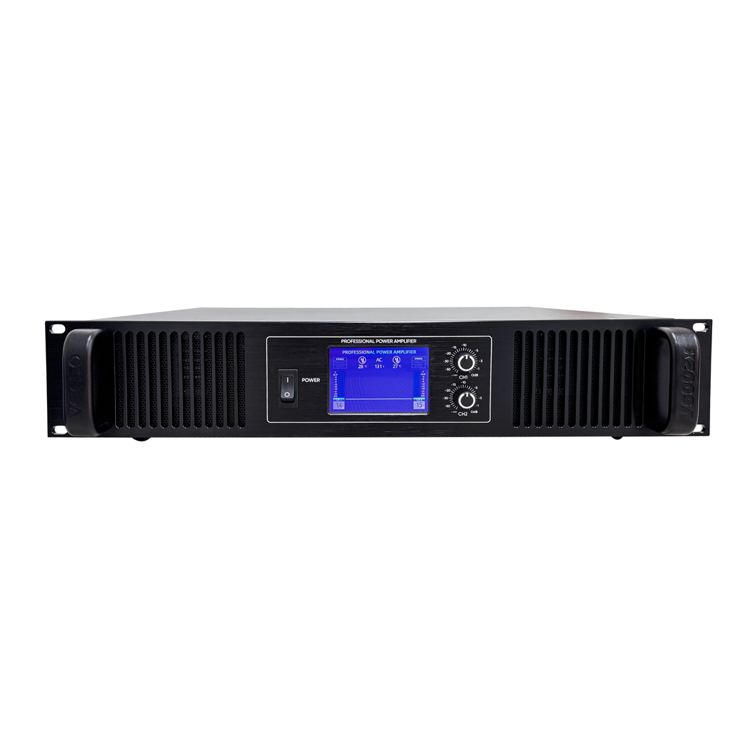 Vento V6002X Amplificador estéreo clase H con crossover 1200 W