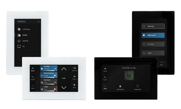Powersoft WM Touch Panel táctil de pared 4,3" PoE para distribución de música por zonas