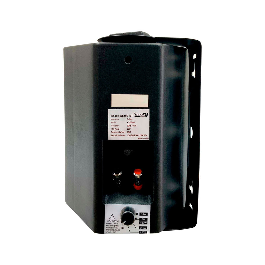Pro DJ WS40S-BT Parlante de pared 4" 20 W (par)