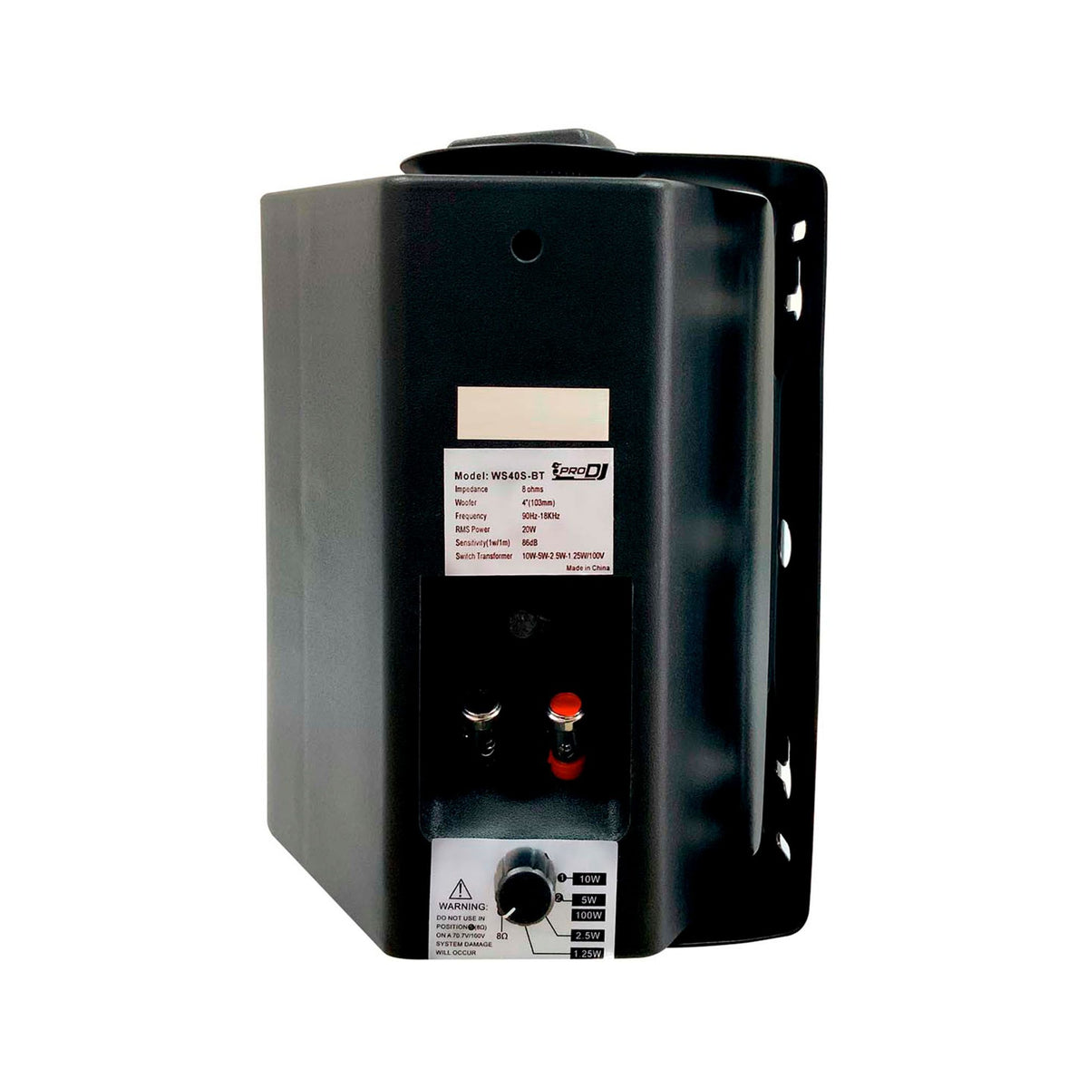 Pro DJ WS40S-BT Parlante de pared 4" 20 W (par)