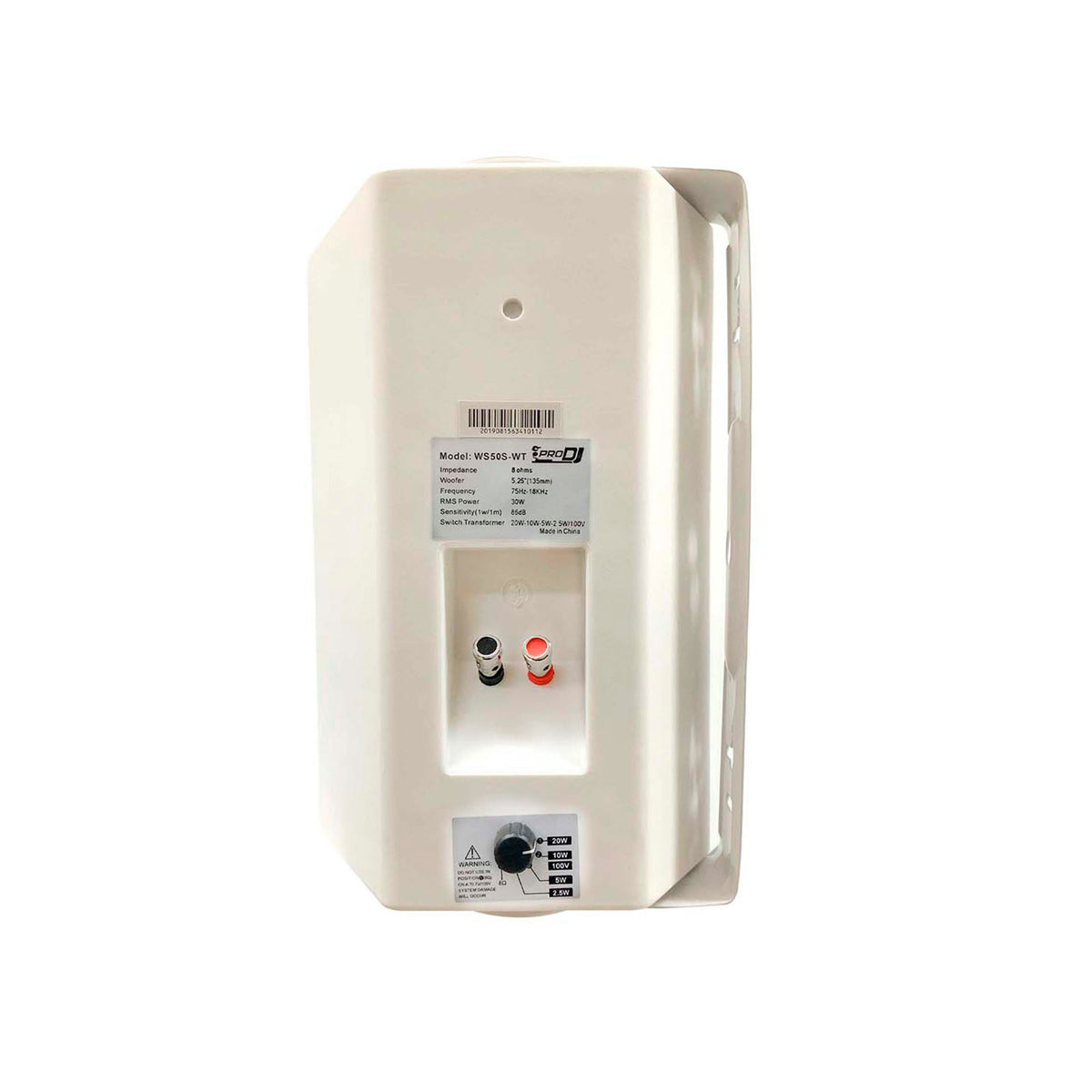 Pro DJ WS50S-WT Parlante de pared 5.25" blanco (par)