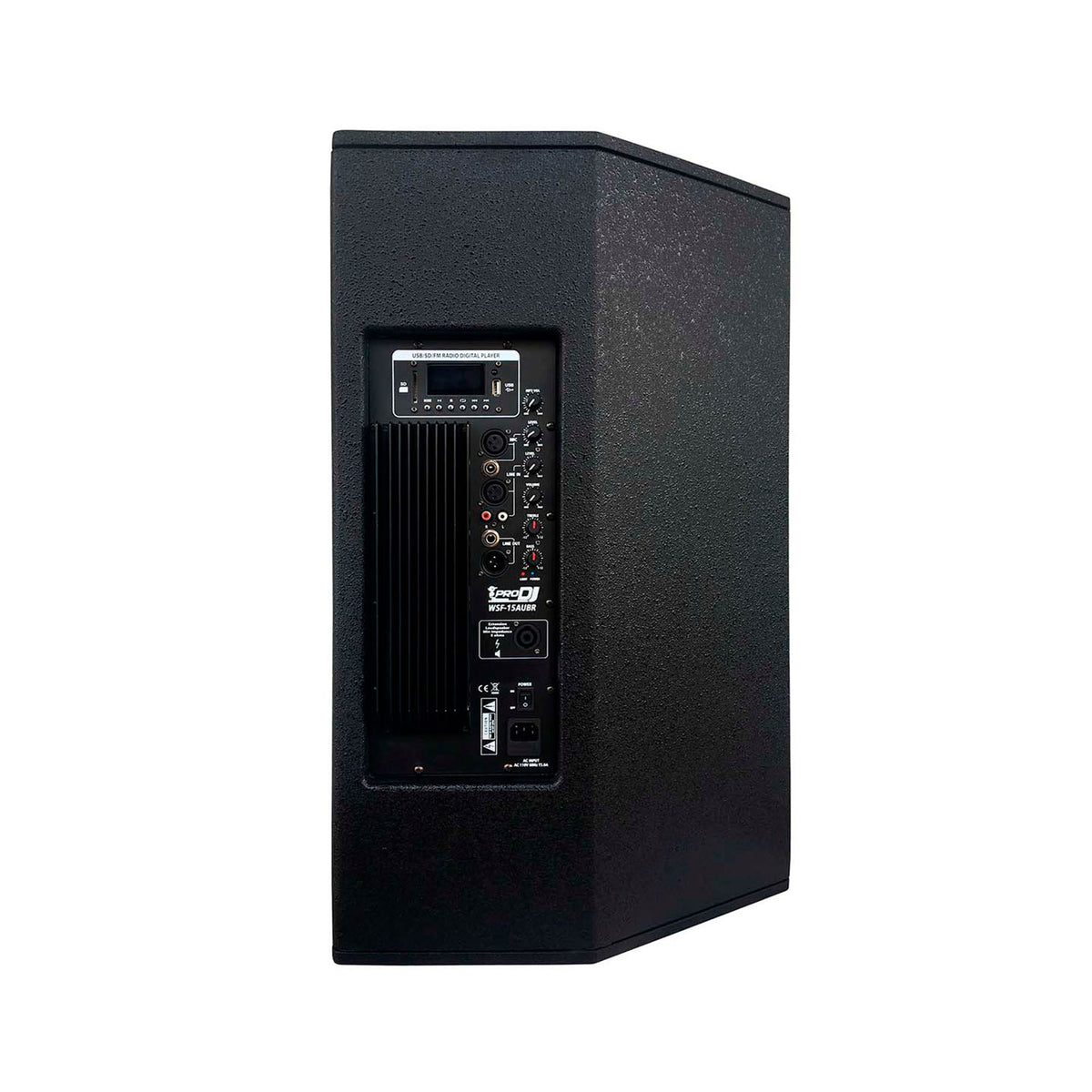 Pro DJ WSF-15AUBR Cabina activa 15" 400 W Bluetooth