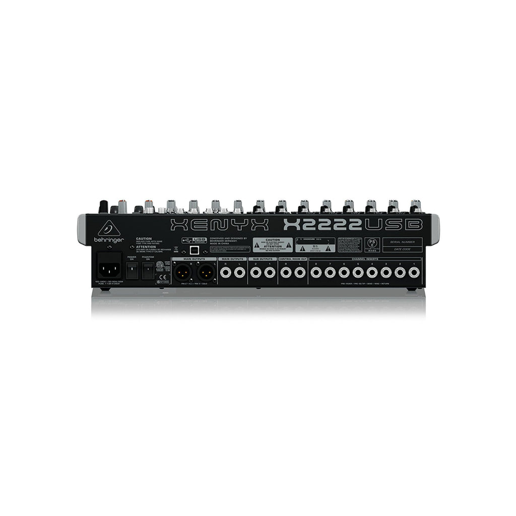 Behringer X2222USB Mezclador análogo 8 canales USB
