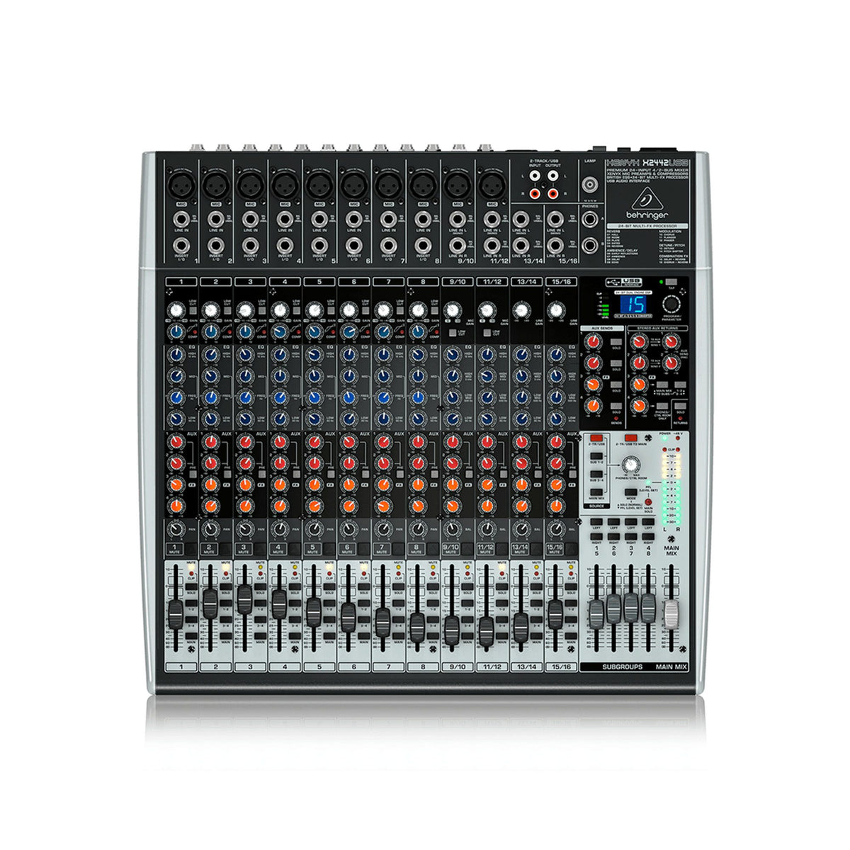Behringer X2442USB Mezclador análogo 10 canales USB