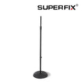 Superfix XMS601BP01 Soporte de micrófono base redonda de metal 84-155 cm