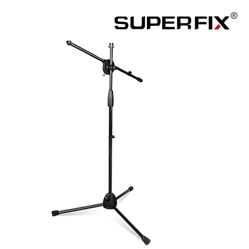 Superfix XMS805BP01 Soporte de micrófono doble boom base trípode