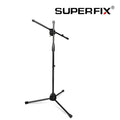 Superfix XMS805BP01 Soporte de micrófono doble boom base trípode