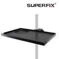 Superfix XMSA103B Bandeja para soporte de micrófono con abrazadera para tubo