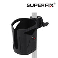 Superfix XMSA106B Portavasos con abrazadera para tubo