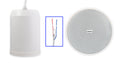 Dream Sound XPS-20PS Parlante colgante 6,5" 100 V blanco
