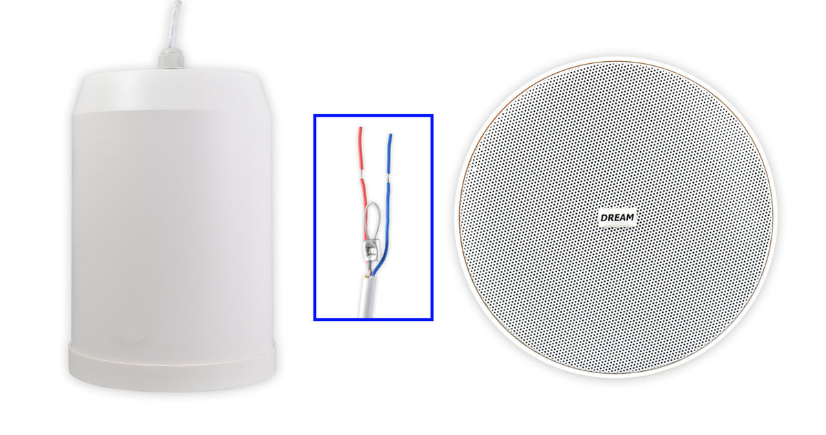 Dream Sound XPS-20PS Parlante colgante 6,5" 100 V blanco