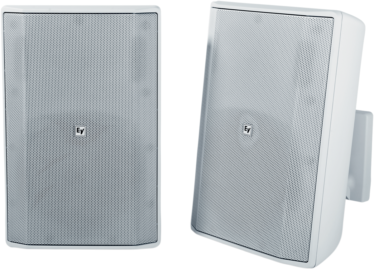 Electrovoice EVID-S8.2TW Parlante de pared 8" 70/100 V IP54 blanco (par)