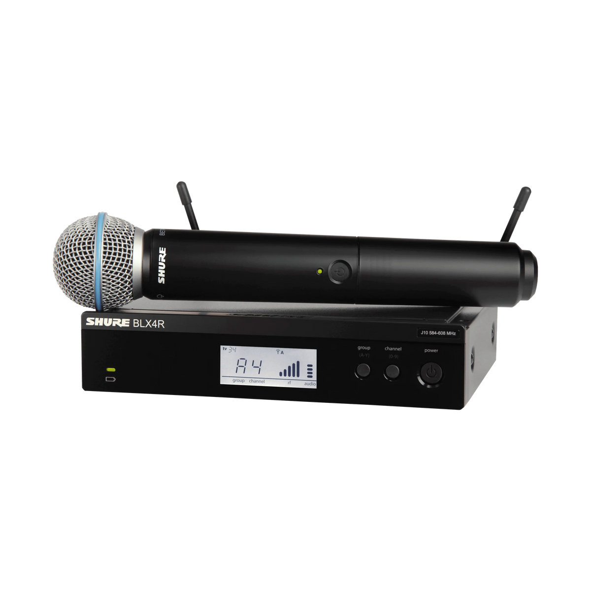 Shure BLX24R/B58 Micrófono inalámbrico con cápsula Beta 58 y receptor