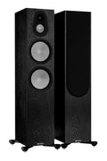 Monitor Audio Silver 500 7G Black Oak Parlantes HiFi de piso 3 vías 2x8" 250 W RMS (par)