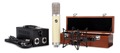 Microfono de condensador de tubo Warm Audio WA-251 cardioide, con fuente de alimentacion y estuche