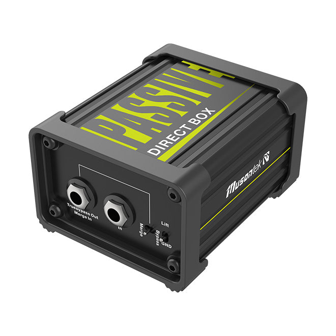Musontek Caja directa DI pasiva con Lift-GND, atenuador e inversor de fase