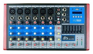 Audio King MXAKVP8 Mixer 8 canales con eco y Bluetooth