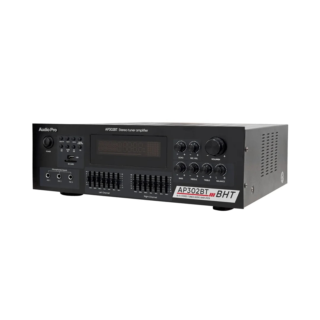 AudioPro AP302BT Amplificador estéreo Bluetooth 200 W x 2