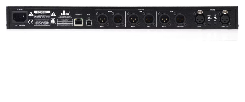 Procesador de audio dbx DriveRack PA2 para sistemas de sonido