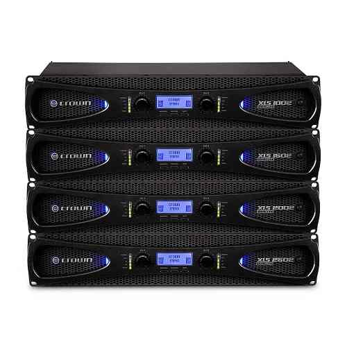 Amplificador de potencia Crown XLS 2002 de dos canales con crossover y limitador