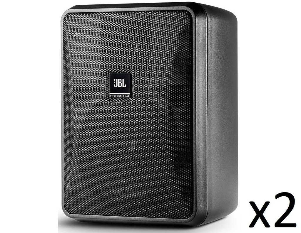 Par de parlantes pasivos JBL Control 28-1L de 8 pulgadas para intemperie